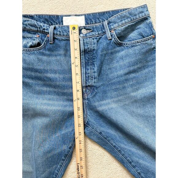 MOTHER The Ditcher Crop Hit The Ground Running Straight Leg Relaxed Fit Size 32 - Picture 5 of 8